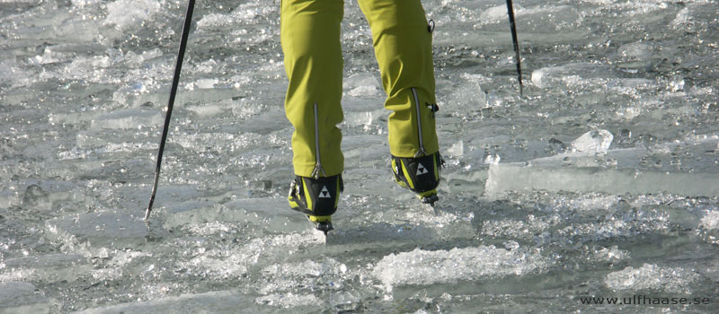 Vänern, ice skating 2013