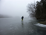 Ice skating in the Stockholm area, 2015.