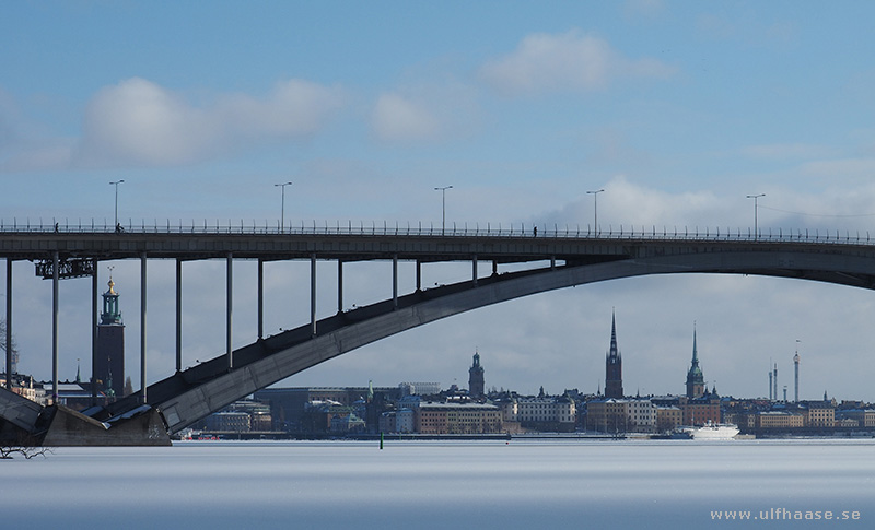 Ice skating in Stockholm city