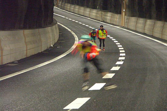 Tunnelloppet/the Tunnel Race Stockholm 2004, test skating