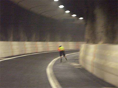 Tunnelloppet/the Tunnel Race Stockholm 2004, test skating