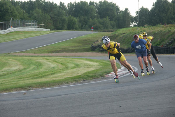 Motor racing circuit, Falkenberg, inline skating 2011