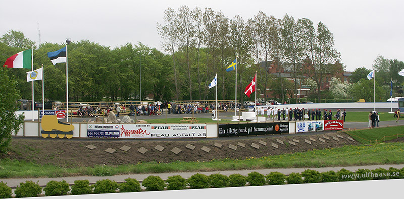 Inauguration of the inline skating track in Varberg, May 2006.