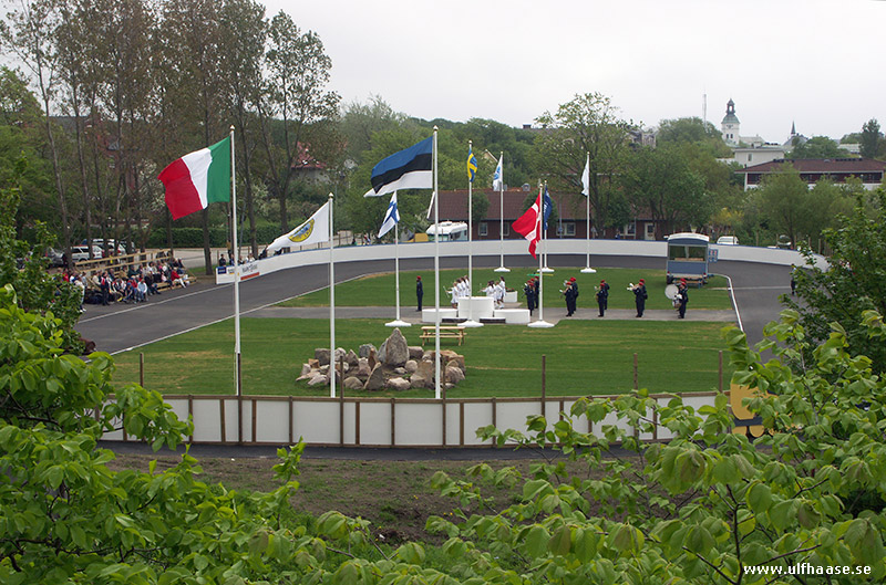 Inauguration of the inline skating track in Varberg, 21 May 2006.
