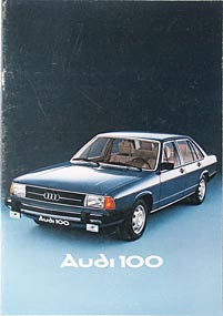 Audi 100, broschyr