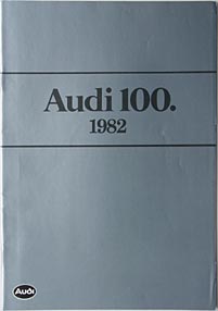 Audi 100, broschyr