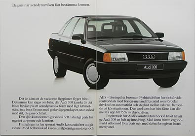 Audi 100, broschyr