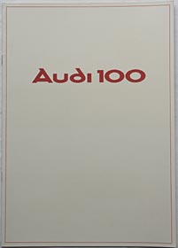 Audi 100, broschyr