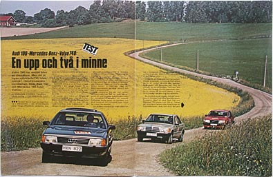 Audi 100, broschyr