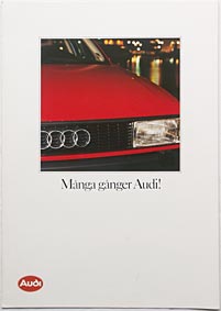 Audi 100, broschyr