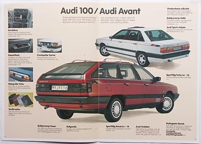 Audi 100, broschyr